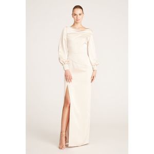THEIA Sylvie Bishop Sleeve Gown US 0 $695